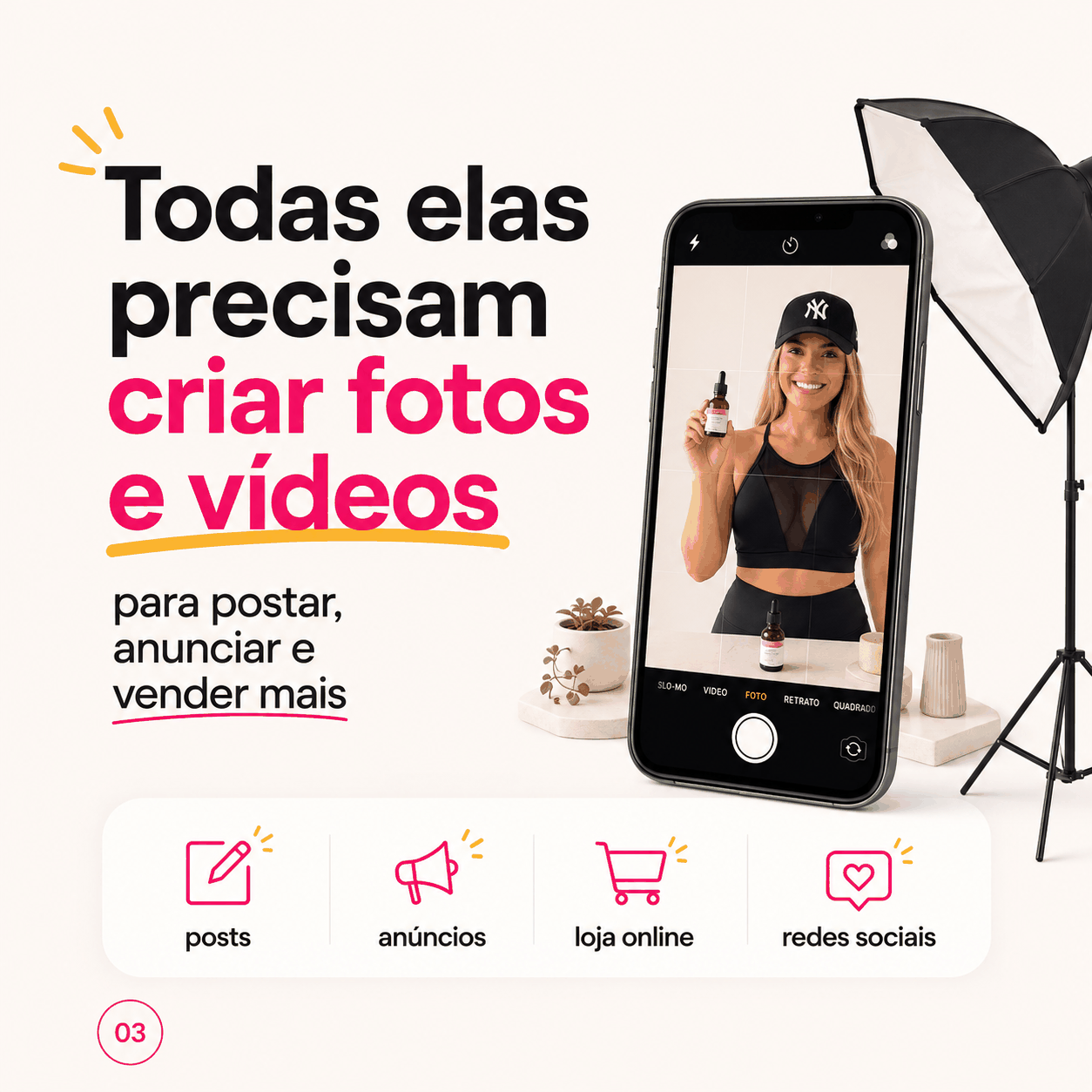 Criativo produzido pela EDITON
