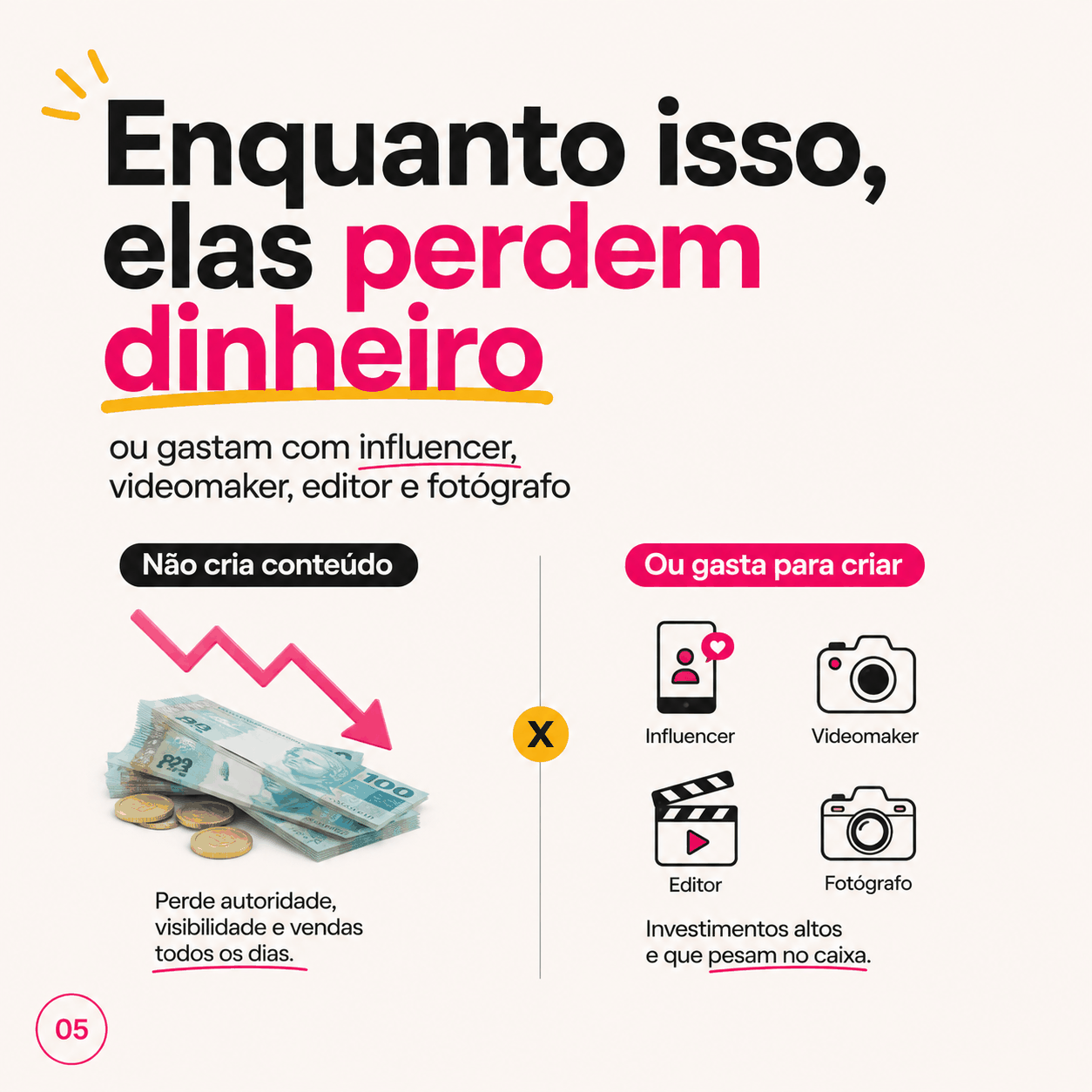 Criativo produzido pela EDITON