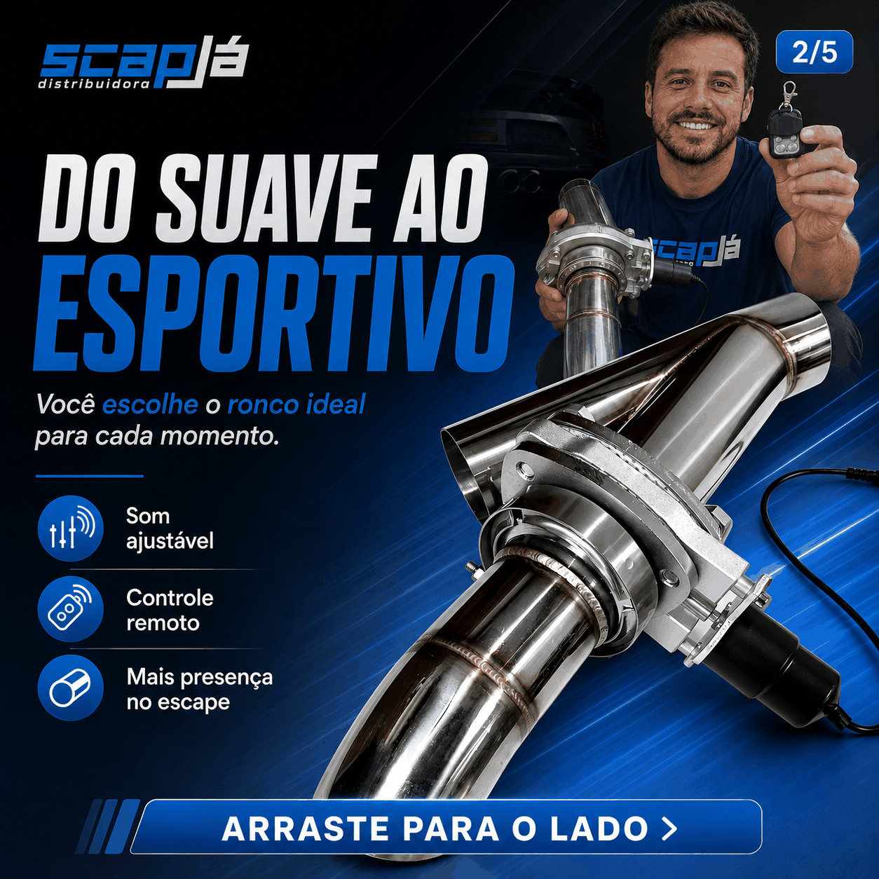 Quadro 2 do carrossel produzido para a Scap Já