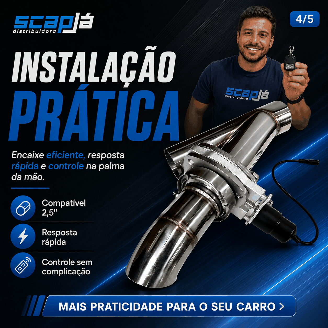 Quadro 4 do carrossel produzido para a Scap Já
